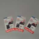 [Older Version] SanDisk 16GB 3-Pack Ultra microSDHC UHS-I Memory Card (3x16GB) - SDSQUAR-016G-GN6MM