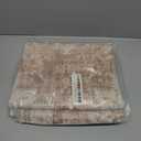 3x5 Area Rug, Washable Non Slip Neutral Farmhouse Persian Front Door Rug for Entry, Tan Beige and Light Brown with Terracotta Pattern (Coffee/Rust Brown)