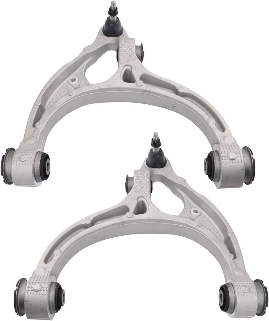 TRQ Front Left and Right Lower Control Arm with Ball Joint Set 2 Piece Compatible with 2022-2023 Jeep Grand Wagoneer 2023 Grand Wagoneer L Wagoneer Wagoneer L 2019-2023 Ram 1500