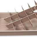 Brownie Pan with Dividers with Cutter Rectangular Cake, Non-stick Stainless Steel Brownie Baking Pan, Mold with Divider Grid for Brownies, Cakes, Bread, Baking Tool