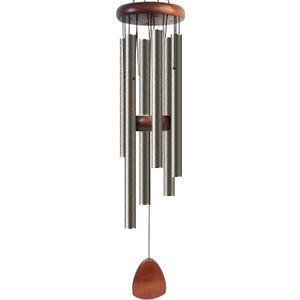 Bursvik Large Aluminium Wind Chimes 37 Inches to Create a Zen Atmosphere Suitable for Outdoor, Garden, Patio Decoration. Classic Wind Chimes with Wind Catcher Suitable as A Gift for Unisex(Copper)