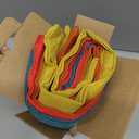 MIULEE Pack of 4 Decorative Outdoor Throw Pillow Covers Linen Waterproof Pillow Covers Summer Farmhouse Cushion Cases for Patio Garden Tent Balcony Couch Sofa 16x16 Inch Red/Turquoise