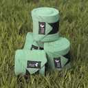 Horse Polo Leg Wraps, 10' Long Fleece Polo Wraps for Horses Set of 4, Horse Leg Bandages Stable Supplies Equestrian Boots Horse Leg Protection Light Mint
