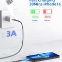 USB A to USB C Cable 15FT Extra Long, USB C Cable Fast Charging, Upgraded Extra Durable Braided USB C Cord for iPhone 17 16 15 Pro Max, MacBook Pro, Sam sung Galaxy S10 S9 Plus, LG and More-2Pack