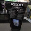 Igloo Top Loading Water Cooler with Removable Drip Tray & Energy-Saving Features- Water Tower with Hot, Cold Temperature Settings- Water Dispenser Fits 3 & 5-Gallon Jugs with Child Safety Lock- Black