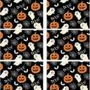 XCHI Boo Spooky Ghost Pumpkin Halloween Table Runner Burlap Table Decoration for Home Kitchen Dining Dinner Indoor Holiday Farmhouse Decor 13x48 Inch