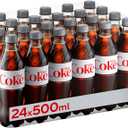 Diet Coke Soft Drink Bottles, 24 x 500 mL BBD Oct 13 2025