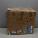 WALK MATE 3 Wheel Rollator Walker with Seat for Slim Seniors, Padded Backrest Lightweight Foldable Walker Ideal for Elderly, 8 Inch Tri-Wheel Modern Mobility Walking Aid Aluminum, Black