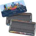 Derwent Colored Pencils, Procolour Pencils, Drawing, Art, Metal Tin, 72 Count (2302508)