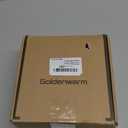 goldenwarm 25 Pack Brass Kitchen Hardware Gold Drawer Pulls - LSJ12GD160 Brushed Gold Cabinet Knobs Square T Bar Dresser Drawer Pulls for Cabinets Bathroom Handles 6-1/4" Hole Centers