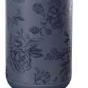 Ello Oasis Go+ 32oz Tumbler with Top Handle and Retracting Straw | Reusable Insulated Stainless Cup, 100% Leakproof Water Bottle, 24 Hours Cold, Cup Holder Friendly For Travel | Porcelain Rose Navy
