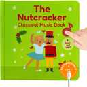 Cali's Books The Nutcracker Book for Children - Rechargeable USB Musical Book for Toddlers 1-3, Perfect for Christmas, 6 Excerpts from Tchaikovsky's Nutcracker Classical Music, Ballet for Kids