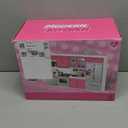 Doll Kitchen Playset for Kids, My Modern Mini Kitchen House Furniture Pretend Play Toy Accessories Set with Realistic Lights & Sounds for Toddlers, Girls (4-in-1)