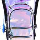 Hydration Backpack Pack with Cool Lights, 2L Water Bladder, Lightweight Bag for Running, Hiking, Bike, Climbing, Music Festival Essential, and Rave