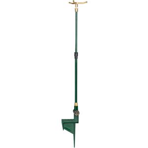 Orbit 2 Pack Adjustable Brass 3-Arm Telescoping Lawn Sprinkler with Step Base