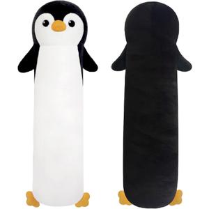 Penguin Plush,19.6 Inch Penguin Stuffed Animal, Long Penguin Plushies Body Pillow, Kawaii Penguin Plush Toy Gift for Girls Boys