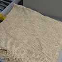 Collive Comfy Area Rug 27"x47", Tan/Cream Woven Cotton Bedroom Rugs, Modern Indoor Accent Rug Floor Carpet with Tassel for Living Room, Nursery Room, Dining Room, Bedside, Office, Patio Decor