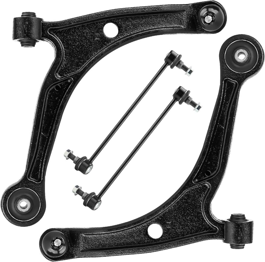 Front Lower Control Arms w/Ball Joints Sway Bar End Links-Driver and Passenger Side Suspension Kits for 2006 Acura MDX, 2006-2008 Honda Pilot K621349 K621350 (4pc)