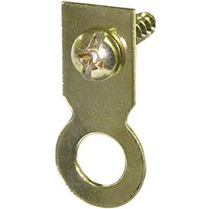 Hillman AnchorWire Brass-Plated Steel Ring Hanger 1 lb. 4 pk Small