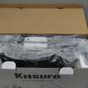 Kitsure Large Dish Drying Rack - Extendable Dish Rack, Multifunctional Dish Rack for Kitchen Counter, Anti-Rust Dish Drainers with Cutlery & Cup Holders 19.2"-26.7" L x 12.9" W, Black (Standard)