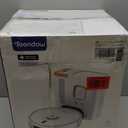 Teendow D20S Max+ Robot Vacuum and Mop, 8000Pa Suction for Pet Hair, with Self-Emptying Dock and Pet Grooming Parts, 10 Weeks Hands-Free Cleaning, PreciSense LiDAR Navigation, App & Voice Control (White)