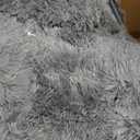OLANLY 2x6 Machine Washable Runner Rugs for Hallway, Soft Fluffy Shaggy Bedside Rugs for Bedroom, Living Room, Indoor Floor Carpet for Kids Girls Boys, Nursery Rooms, Home Decor Aesthetic, Light Grey