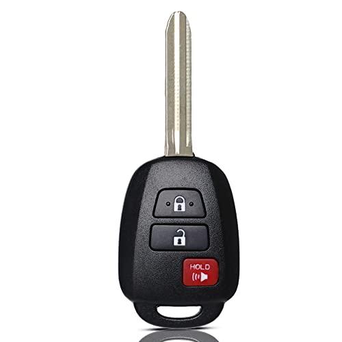 MechanMagic Key Fob Remote Replacement Fits for Toyota 2013 2014 2015 2016 2017 2018 2019 2020 2021 2022 2023 RAV4/Tacoma/Prius C Keyless Entry Remote Control HYQ12BDM HYQ12BEL 89070-42820/42D30