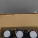 UME 3 Pack Cordless Table Lamp, Battery Operated Lamp - Portable Waterproof Rechargeable Table Lamp w/ 3 Color Temps & Stepless Dimming for Dinner, Desk, Cafe, Outdoor (Black)