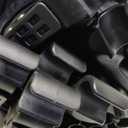 Ultralight Camping Cot for Adults - Portable Folding Camping Bed, Supports 350 lbs - Lightweight for Travel, Camping, Hiking, Backpacking, Mountaineering, Black