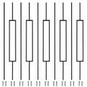 10 Pack Wrought Iron Balusters Set, LMYYGOO Iron Balusters for Staircase Interior (10, Square & Straight)