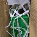Temporary Fence with Posts, 4'x50' Plastic Fencing Garden Fence Animals Barrier with Fiberglass Stake Windbreak Rope, Portable Snow Fences, Fencing for Dogs Outdoors Backyard (Green)