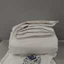 Goose Down Fiber Comforter Queen Size All-Season Hotel Quality Duvet Insert, High Fill Power, Ultra Soft 100% Cotton, Box-Stitched, Breathable, Luxurious White Bedding, 90"x 90"