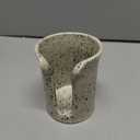 Bathroom Cup Dispenser 3 Oz, Bathroom Cup Holder for Dixie Cups Mouthwash Cup Dispenser, Small Paper Cups Holder for Bathroom Countertop, Ceramic, Speckled White