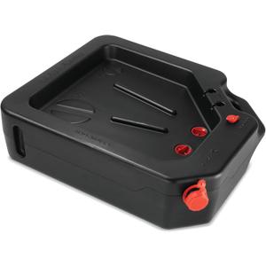 PAK Premium 16 Quart Oil Drain Pan, Easy Pour Design, Made in USA