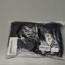 QINSEN Long Sleeve Jumpsuits for Women Square Neck Wide Leg Full Length Romper Playsuit Black M