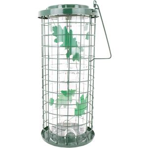 Perky-Pet Squirrel Stumper Wild Bird Feeder - Keep Squirrels Out - 8 Feeding Ports for Wild Birds - 3 lb Wild Bird Seed Capacity - 114G, Green - Decor for Outdoors
