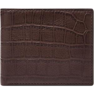 Fossil Men's Derrick Bifold Coin Pocket Wallet (Derrick Mink Croco)