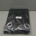 NICETOWN Lower Noise Room Divider Curtain Screen Partitions, Blackout Sound Reducing Divider Room Panel for Doorway/Glass Window/Sliding Door/Patio (1 Panel, 7ft Tall x 8.3ft Wide, Black)