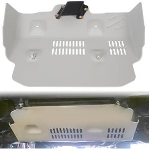 ECOTRIC Skid Plate Compatible with 2014-2022 Toyota 4Runner & 2009-2014 FJ Cruiser 4.0L V6 Aluminum Front Skid Plate Protection Replacement for PTR6089190
