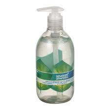 Seventh Generation Liquid Hand Soap Fragrance Free Free & Clean Unscented Hand Soap 12 Fl.oz, Pack of 8
