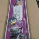 Gymnastic Kip Bar,Kids Girls Junior Ages 3-15,3' to 5' Adjustable Height,Home Gym Equipment,Home Training,1-4 Levels,260lbs Weight Capacity (PURPLE)