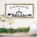 2 x Large Christmas Doormat Stencils Reusable Happy Holidays Let It Snow Stencil Templates Drawing Merry Christmas Stencils for Painting on Wood Signs Door Mats Window Glass Home Decor