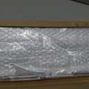 No Drill No Tools Blackout Cellular Shades Cordless Easy Install Honeycomb Blinds Thermal Insulated Noise Reduction Blinds for Indoor Windows,Blackout-White,28.5" W x 64" H