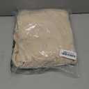 Women Floral Embroidered Maxi Dress Long Puff Sleeve Square Neck Bohemian Flowy Dress with Pockets Summer Fall (Small, Beige)