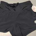 Roxy Women's Board Shorts Tummy Control, 4-Way Stretch, Quick-Dry 2" Inseam Swim Shorts, UPF 50+ Beach Shorts (Black, M)