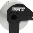 Brother Genuine DK-1247 Die-Cut Large Shipping White Paper Labels for Brother QL Label Printers 180 Labels per Roll 4.07 x 6.4 (103mm x 164 mm)