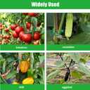 300 PCS Green Plant Fixing Clips,Plant Support Clips, Tomato Clips, Plastic Trellis Clips,Garden Clip for Fixing Stem and Vine