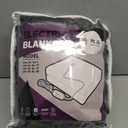 LaffyLo Electric Heated Blanket Full Size 72"84", Breathable & Luxurious Flannel,Soft Warm Gift with Over-Heat Protection,4 Heating Levels & 10 H Auto Shut Off, Machine Washable