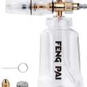 Foam Cannon - Pressure Washer Gun with 1/4 Inch Quick Connect and Adjustable Nozzle Car Wash Sprayer with 1 L Bottle, Professional Car Foam Cannon Fits Most Power Washing Accessories (4000 PSI) (2.2mm Foamcannon)