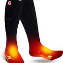 Heated Socks for Men Women Electric Rechargeable Battery Powered Heated Socks,Winter Warm Heated Thermal Insulated Socks for Outdoor Sports Climbing Hiking Hunting Skiing